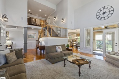Custom Golf Course Home Overlooking the 4th Hole at Woodfin on Woodfin Ridge Golf Club in South Carolina - for sale on GolfHomes.com, golf home, golf lot
