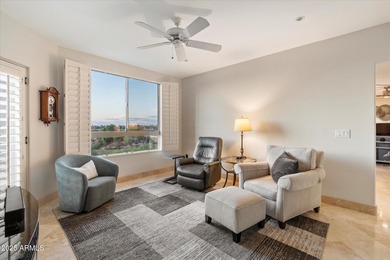 Views of fairways, mountains, & city lights in Residence #503, a on Kierland Golf Club in Arizona - for sale on GolfHomes.com, golf home, golf lot