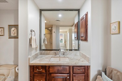 Views of fairways, mountains, & city lights in Residence #503, a on Kierland Golf Club in Arizona - for sale on GolfHomes.com, golf home, golf lot