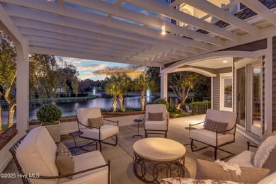 Absolutely magical home overlooking Landfall's largest lake, the on Country Club of Landfall in North Carolina - for sale on GolfHomes.com, golf home, golf lot