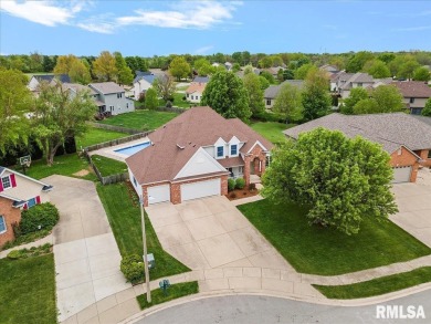 POOL, SPACE, UPDATES -- this Piper Glen beauty has it ALL! 5 on Piper Glen Golf Club in Illinois - for sale on GolfHomes.com, golf home, golf lot