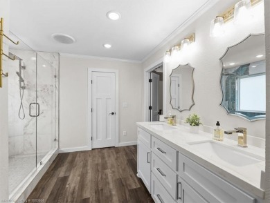 A gorgeous, cozy 2,236 sqft 3-bedroom, 2.5 Bath home sits on 1 on Wolf Ridge Golf Course in Oklahoma - for sale on GolfHomes.com, golf home, golf lot