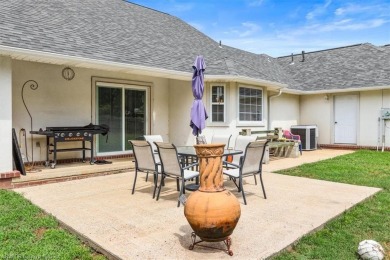 A gorgeous, cozy 2,236 sqft 3-bedroom, 2.5 Bath home sits on 1 on Wolf Ridge Golf Course in Oklahoma - for sale on GolfHomes.com, golf home, golf lot