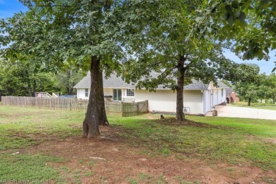 A gorgeous, cozy 2,236 sqft 3-bedroom, 2.5 Bath home sits on 1 on Wolf Ridge Golf Course in Oklahoma - for sale on GolfHomes.com, golf home, golf lot