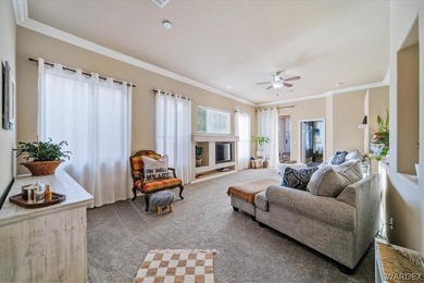 Gorgeous 2-bedroom, 2-bath home with 1,340 sq. ft. in the on Laughlin Ranch Golf Club in Arizona - for sale on GolfHomes.com, golf home, golf lot