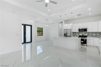 Move-in ready new construction home in fast-growing Leigh Acres on Lehigh Resort Club in Florida - for sale on GolfHomes.com, golf home, golf lot