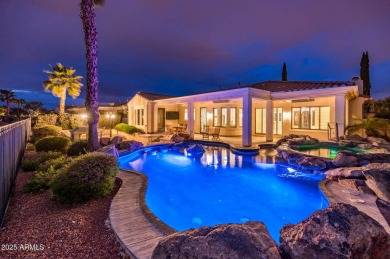 Experience opulence in a breathtaking environment with this on Corte Bella Golf Club in Arizona - for sale on GolfHomes.com, golf home, golf lot