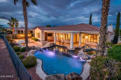Experience opulence in a breathtaking environment with this on Corte Bella Golf Club in Arizona - for sale on GolfHomes.com, golf home, golf lot