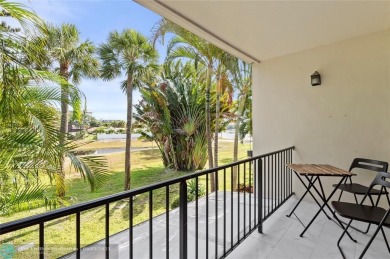 Completely remodeled in 2023, this 2-bedroom, 2.5-bath lakefront on Palm-Aire Country Club and Resort - Palms in Florida - for sale on GolfHomes.com, golf home, golf lot