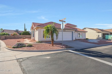IMMACULATE corner lot home in the sought after adult community on SunBird Golf Club in Arizona - for sale on GolfHomes.com, golf home, golf lot