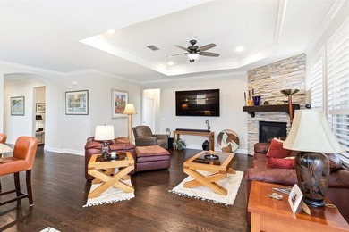 Striking Abbeyville Model located on a corner lot in the vibrant on Frisco Lakes Golf Course in Texas - for sale on GolfHomes.com, golf home, golf lot