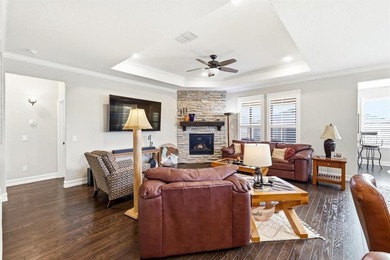 Striking Abbeyville Model located on a corner lot in the vibrant on Frisco Lakes Golf Course in Texas - for sale on GolfHomes.com, golf home, golf lot