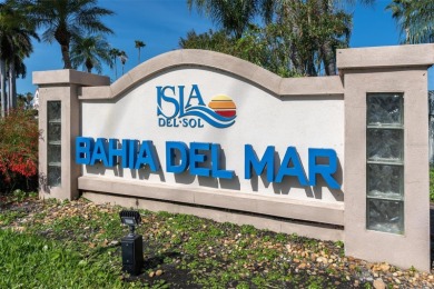 Newly painted two bedroom two full bath one level condo on the on Isla Del Sol Yacht and Country Club in Florida - for sale on GolfHomes.com, golf home, golf lot