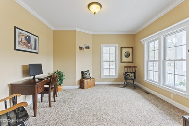 Southern Low-Country custom-built home sits in a quiet on Carolina National Golf Club in North Carolina - for sale on GolfHomes.com, golf home, golf lot