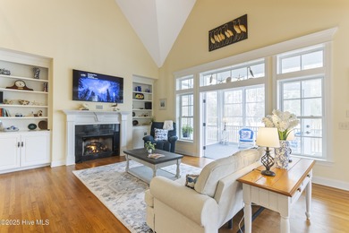 Southern Low-Country custom-built home sits in a quiet on Carolina National Golf Club in North Carolina - for sale on GolfHomes.com, golf home, golf lot