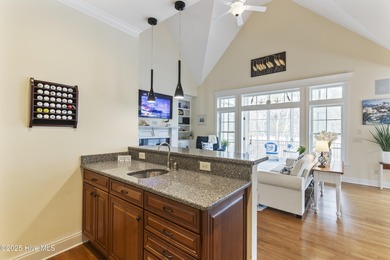 Southern Low-Country custom-built home sits in a quiet on Carolina National Golf Club in North Carolina - for sale on GolfHomes.com, golf home, golf lot