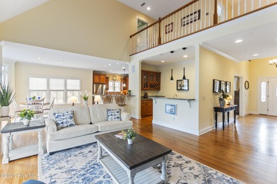 Southern Low-Country custom-built home sits in a quiet on Carolina National Golf Club in North Carolina - for sale on GolfHomes.com, golf home, golf lot