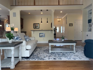 Southern Low-Country custom-built home sits in a quiet on Carolina National Golf Club in North Carolina - for sale on GolfHomes.com, golf home, golf lot