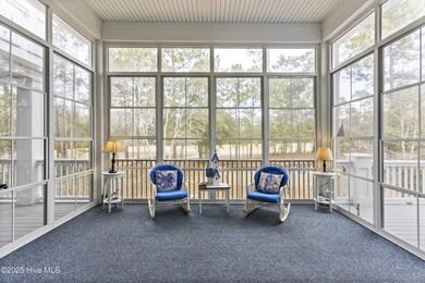 Southern Low-Country custom-built home sits in a quiet on Carolina National Golf Club in North Carolina - for sale on GolfHomes.com, golf home, golf lot