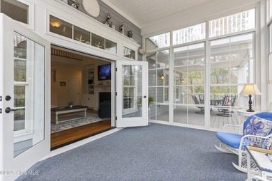 Southern Low-Country custom-built home sits in a quiet on Carolina National Golf Club in North Carolina - for sale on GolfHomes.com, golf home, golf lot