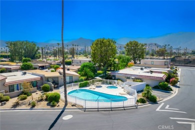 Experience this one-of-a-kind remodeled condo with breathtaking on Cathedral Canyon Golf and Tennis Club in California - for sale on GolfHomes.com, golf home, golf lot