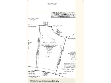 Fantastic Water-view cul-de-sac lot in the Lake Greenwood Stoney on The Links At Stoney Point in South Carolina - for sale on GolfHomes.com, golf home, golf lot