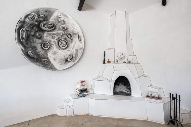 Live inside a work of art in this  Artist's Dream Dwelling in on Taos Country Club in New Mexico - for sale on GolfHomes.com, golf home, golf lot