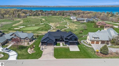 Private Luxury Estate with Panoramic Bay Views in Gated on Lochen Heath Golf Course in Michigan - for sale on GolfHomes.com, golf home, golf lot