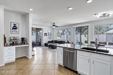 Inviting single-story with 3 beds, 2 baths, open kitchen with on Seville Golf and Country Club in Arizona - for sale on GolfHomes.com, golf home, golf lot