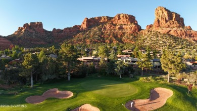 Open your private gated bridge to enter this beautiful oasis on Oakcreek Country Club in Arizona - for sale on GolfHomes.com, golf home, golf lot