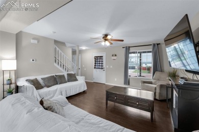 Discover this bright two-story home in the Woodmen Hills on Antler Creek Golf Course in Colorado - for sale on GolfHomes.com, golf home, golf lot