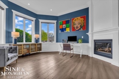 Not a single detail was spared in this sprawling custom brick on St Clair River Country Club in Michigan - for sale on GolfHomes.com, golf home, golf lot