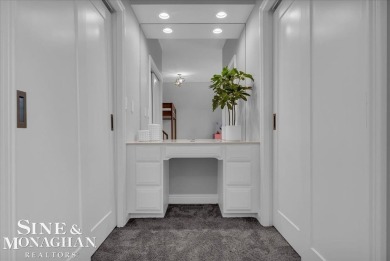 Not a single detail was spared in this sprawling custom brick on St Clair River Country Club in Michigan - for sale on GolfHomes.com, golf home, golf lot