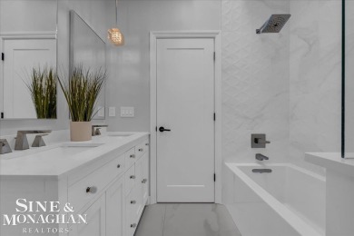 Not a single detail was spared in this sprawling custom brick on St Clair River Country Club in Michigan - for sale on GolfHomes.com, golf home, golf lot