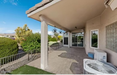 Welcome to this stunning 2-bedroom + den home perfectly on Sunland Springs Golf Course  in Arizona - for sale on GolfHomes.com, golf home, golf lot