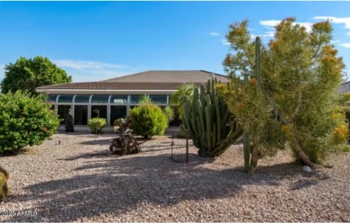 Welcome to this stunning 2-bedroom + den home perfectly on Sunland Springs Golf Course  in Arizona - for sale on GolfHomes.com, golf home, golf lot
