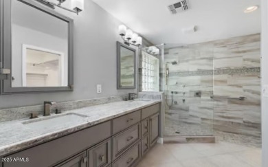 Welcome to this stunning 2-bedroom + den home perfectly on Sunland Springs Golf Course  in Arizona - for sale on GolfHomes.com, golf home, golf lot
