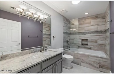 Welcome to this stunning 2-bedroom + den home perfectly on Sunland Springs Golf Course  in Arizona - for sale on GolfHomes.com, golf home, golf lot