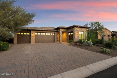 Set on an elevated premium lot capturing sweeping views of Four on Vista Verde Golf Course in Arizona - for sale on GolfHomes.com, golf home, golf lot