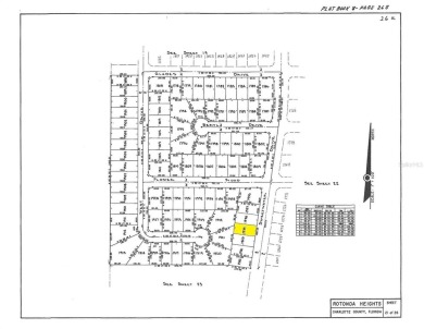 Well priced lot in the growing subdivision of ROTONDA HEIGHTS, a on Rotonda Golf and Country Club The Palms Course in Florida - for sale on GolfHomes.com, golf home, golf lot