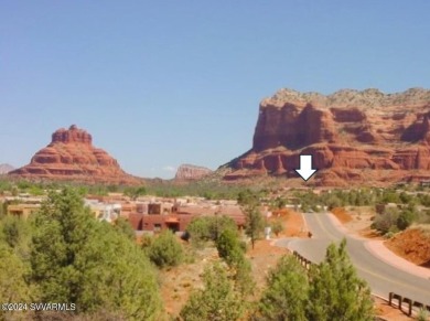 Stunning red rock views of Courthouse and Bell Rock from this on Canyon Mesa Country Club in Arizona - for sale on GolfHomes.com, golf home, golf lot