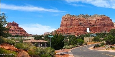 Stunning red rock views of Courthouse and Bell Rock from this on Canyon Mesa Country Club in Arizona - for sale on GolfHomes.com, golf home, golf lot