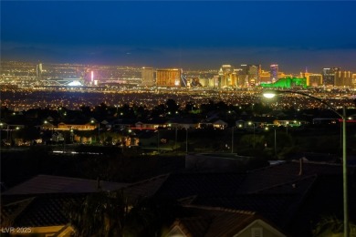 Beautiful Views of Las Vegas Strip, Mountains & Valley on Revere Golf Club in Nevada - for sale on GolfHomes.com, golf home, golf lot