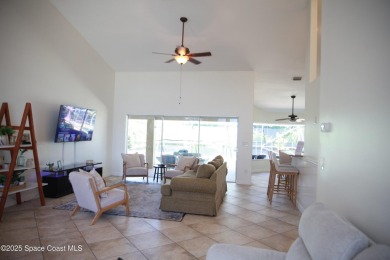 Beautifully maintained 3-bedroom, 2-bathroom pool home located on Suntree Country Club in Florida - for sale on GolfHomes.com, golf home, golf lot