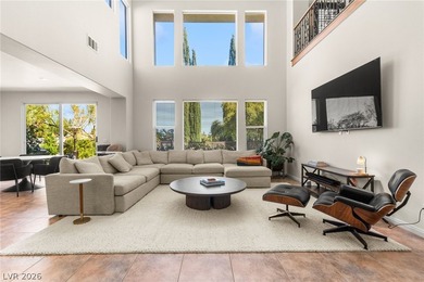 Located in the prestigious Seven Hills community, this elegant on Rio Secco Golf Club in Nevada - for sale on GolfHomes.com, golf home, golf lot