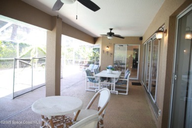 Beautifully maintained 3-bedroom, 2-bathroom pool home located on Suntree Country Club in Florida - for sale on GolfHomes.com, golf home, golf lot