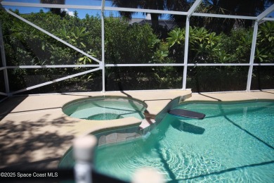 Beautifully maintained 3-bedroom, 2-bathroom pool home located on Suntree Country Club in Florida - for sale on GolfHomes.com, golf home, golf lot
