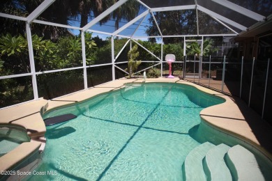 Beautifully maintained 3-bedroom, 2-bathroom pool home located on Suntree Country Club in Florida - for sale on GolfHomes.com, golf home, golf lot