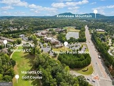Located in the desirable Overlook at Marietta Country Club on Marietta Country Club in Georgia - for sale on GolfHomes.com, golf home, golf lot