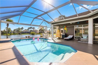 Enjoy the outstanding view of the lovely salt water pool and on Lely Resort Golf and Country Club in Florida - for sale on GolfHomes.com, golf home, golf lot